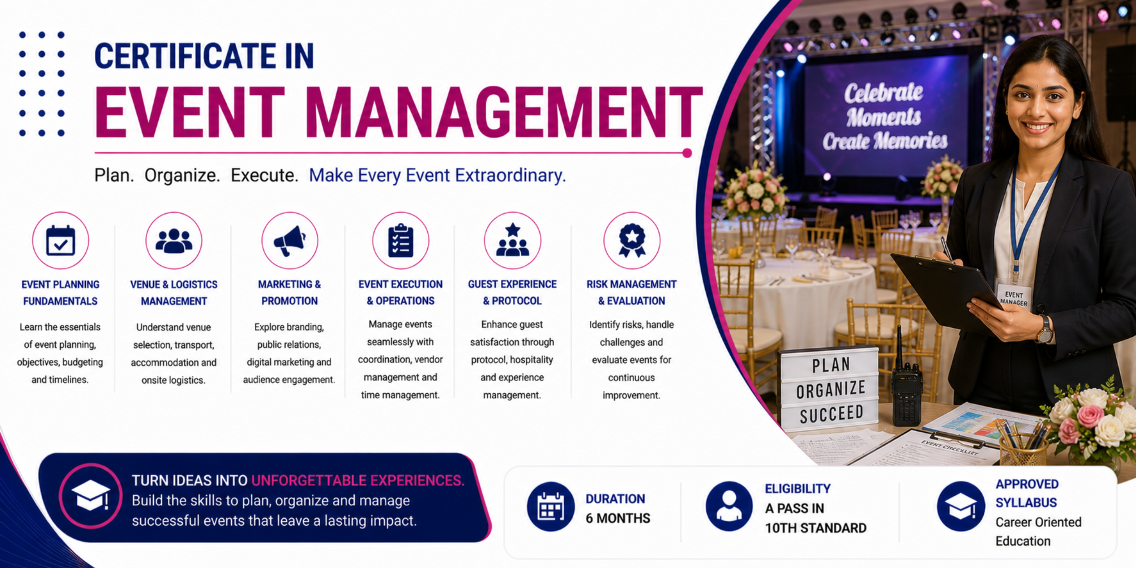 Certificate in Event Management in Coimbatore